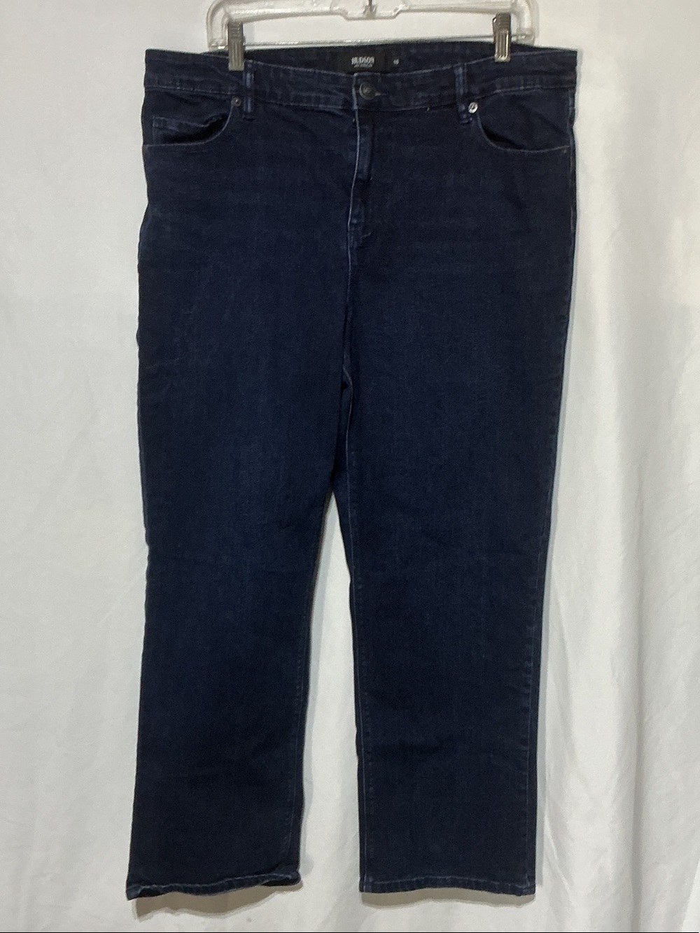 Hudson Womens Straight Leg Cotton Blend Jeans Sz 16